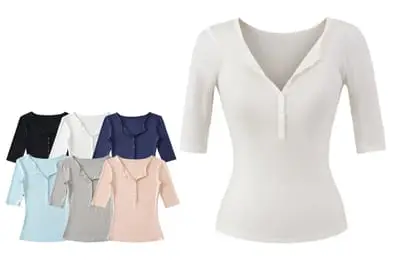 V-neck T-shirt