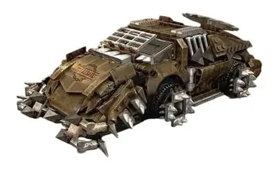 Compatible with LEGO; features a weathered, rusted, and distressed metal finish with a realistic, corroded aesthetic.