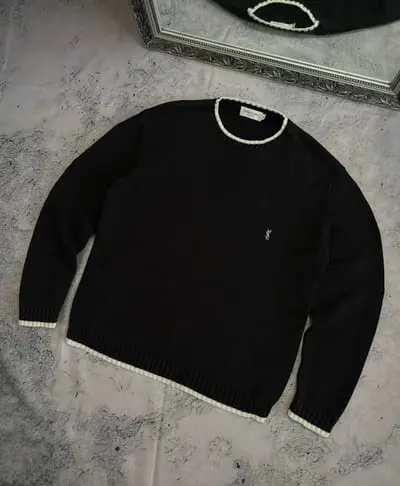 YSL Vintage Knit - Black & White