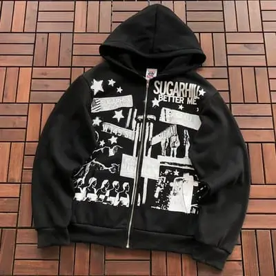 ￥~135 TH🔥T'S A AW🔥UL L🔥T OF C.. & ASAALI HOODIE FLEECE 77080718