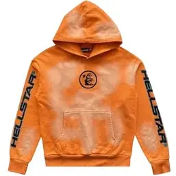 Hellstar Fire Orange Dye Hoodie (NFC)