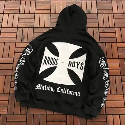 ￥~139 R🔥U🔥E HOODIE 77080204 (im 185CM 70KG iwear size M in the photo)