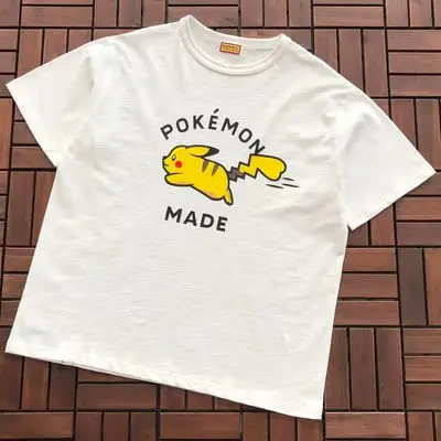￥~119 H🔥M🔥N MA🔥E & POKEMON T-SHIRT 66081104 (im 185CM 80KG iwear size M in the photo)