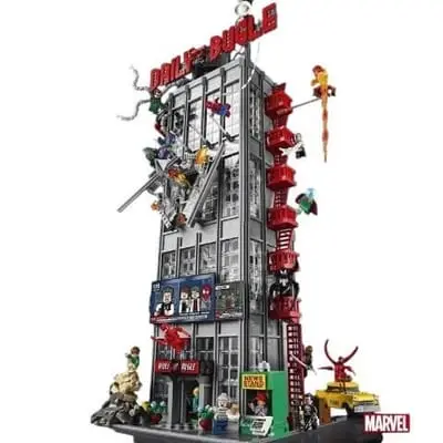 Compatible with LEGO Daily Bugle Marvel Super Heroes Spider-Man Building Blocks