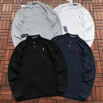 ￥~119 RA🔥PH🔥AU🔥EN LONG-SLEEVE POLO 66081015 (im 185CM 70KG iwear size XL in the photo)