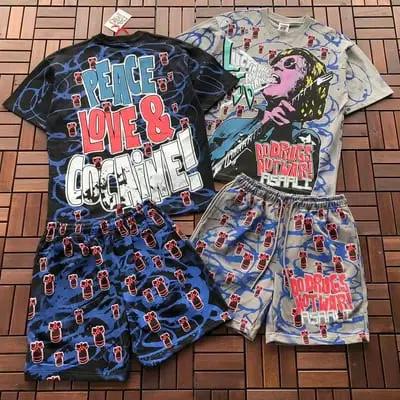 TOP￥~86 PANTS￥~99 TH🔥T'S A AW🔥UL L🔥T OF C..& ASAALI T-SHIRT SHORTS 77072281