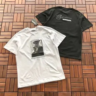 ￥ ~ 109 NEIGHBORHOOD T-SHIRT 55072847 (im 185CM 70KG iwear size M in the photo)