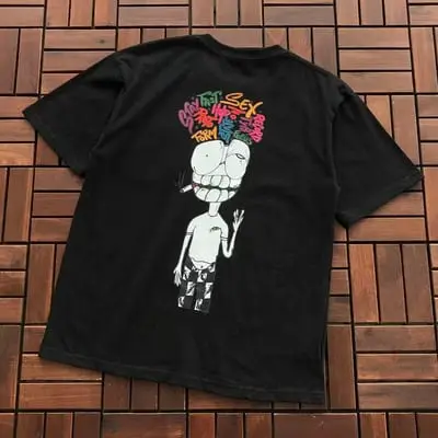 ￥~86 CH🔥OM🔥 HE🔥RTS T-SHIRT 77071407 (im 185CM 70KG iwear size S in the photo)