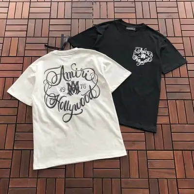 ￥~89 AMIRI T-SHIRT 77071021 (im 185CM 70KG iwear size M in the photo)