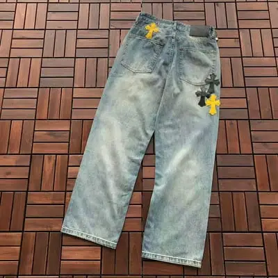 ￥~179 CH🔥OM🔥 HE🔥RTS JEANS 77070123