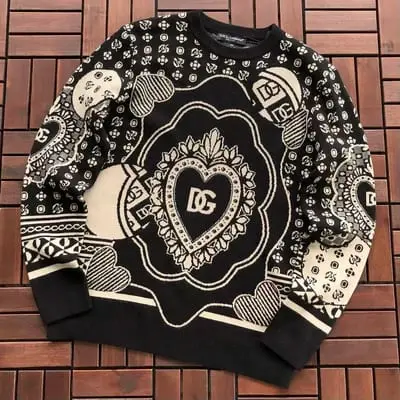 ￥~165 D🔥LC🔥 GA🔥B🔥🔥A SWEATER 77081430 (im 185CM 80KG iwear size L in the photo)