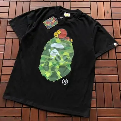 ￥~75 BAPE T-SHIRT 66072203 (im 185CM 70KG iwear size M in the photo)