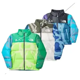 North Face x KAWS Puffer Nuptse Jacket #2