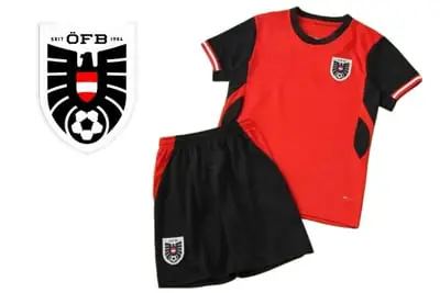 Austria Children's Football Jersey