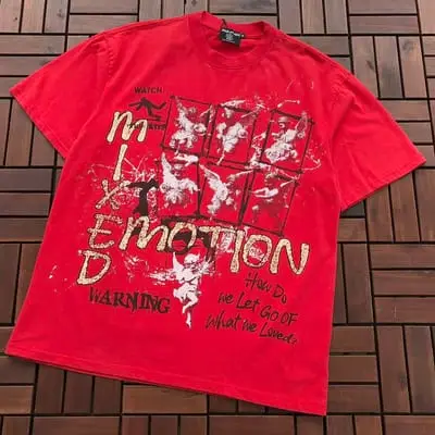 ￥ ~ 119 M🔥🔥ED E🔥🔥TI🔥N T-SHIRT 55081403 (im 185CM 70KG iwear size M in the photo)