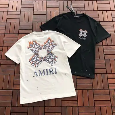 ￥~89 AMIRI T-SHIRT 77071013 (im 185CM 70KG iwear size M in the photo)