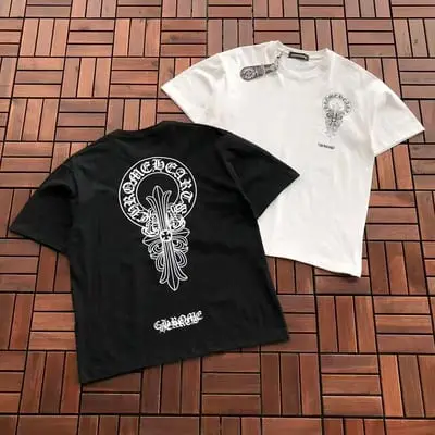 ￥~85 CH🔥OM🔥 HE🔥RTS T-SHIRT 77070101 (im 185CM 80KG iwear size M in the photo)