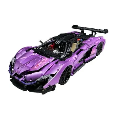 1:8 Scale Electroplated Purple Technic Building Block Model Toy ?C Compatible with LEGO McLaren P1 Limited Edition Supercar