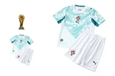 2026 PORTUGAL KIDS FAN VERSION AWAY KIT