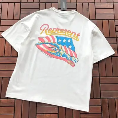 ￥~95 REPRESENT T-SHIRT 77072048 (im 185CM 80KG iwear size M in the photo)
