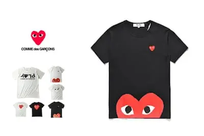 CDG PLAY T-shirt TEE