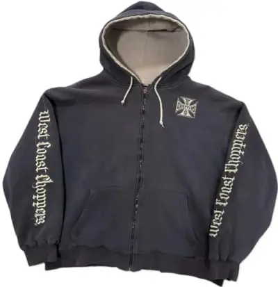 West Coast Choppers Purple Zip-Up Hoodie