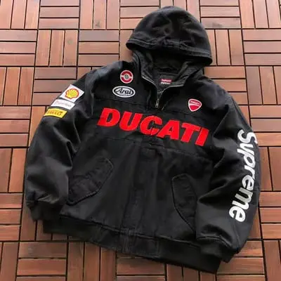 ￥~559 S🔥P🔥E🔥E & DUCATI COTTON JACKET 77072293 (im 185CM 70KG iwear size M in the photo)