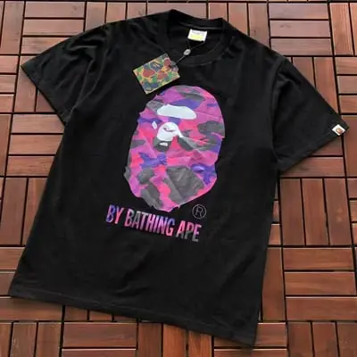 ￥~75 BAPE T-SHIRT 66072208 (im 185CM 70KG iwear size S in the photo)