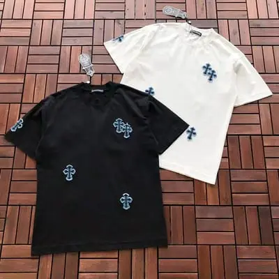 ￥ 189 CH🔥OM🔥 HE🔥RTS T-SHIRT 88080507 (im 185CM 80KG iwear size S in the photo)
