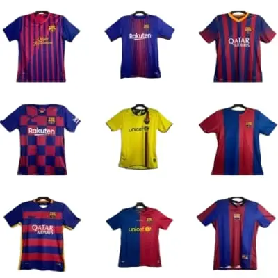 Barcelona Retro Football Jerseys 1992-2020 (31 Variants)