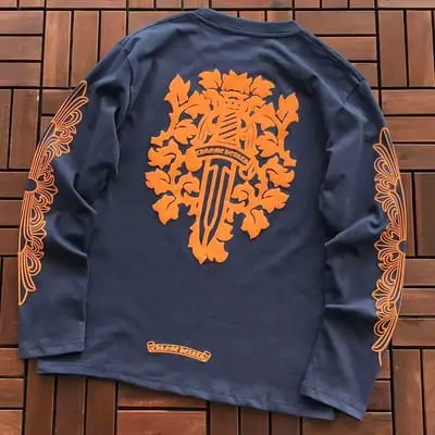 ￥~109 CH🔥OM🔥 HE🔥RTS LONG-SLEEVE 77081324