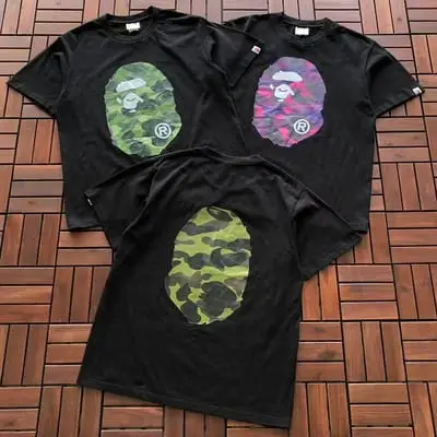 ￥~75 BAPE T-SHIRT 66072220 (im 185CM 70KG iwear size M in the photo)
