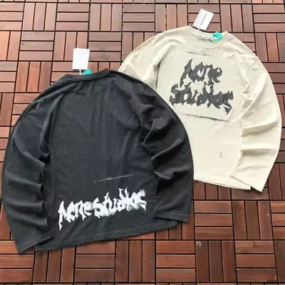 ￥~165 ACNE STUDIOS LONG-SLEEVE 77072825 (im 185CM 80KG iwear size S in the photo)