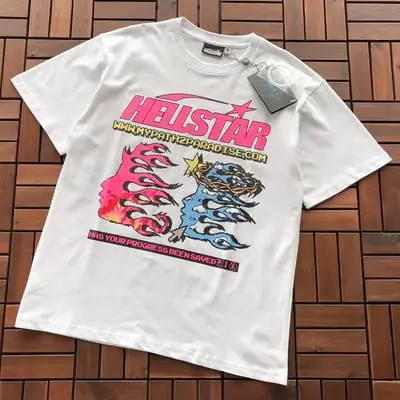 ￥~109 HELLSTAR T-SHIRT 66030447 (im 176CM 58KG iwear size M in the photo)